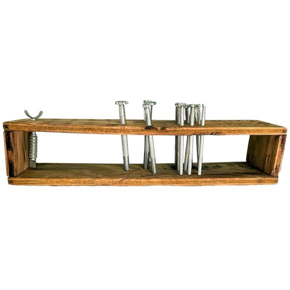 Vintage Craftool Co. Leather Stamps Carving Tools and Organizer Rack - Picture 2 of 11